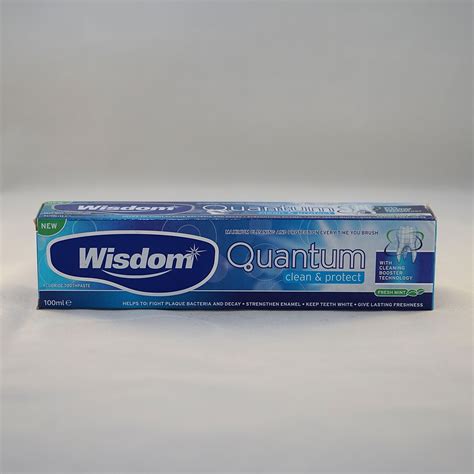 wisdom toothpaste